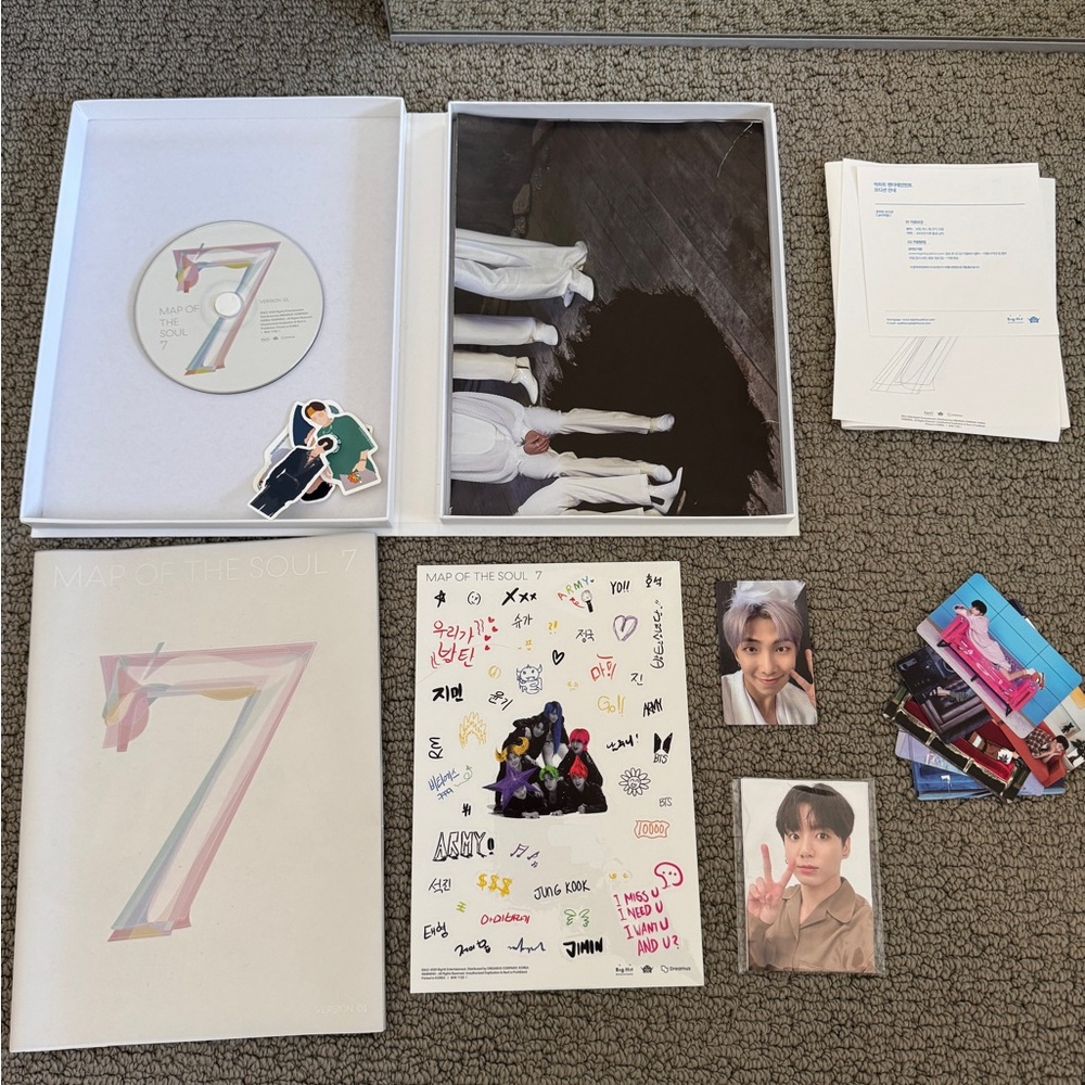 Map of the Soul 7 & BE Albums Set